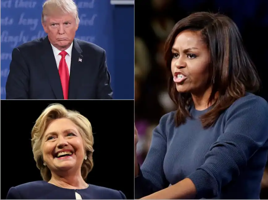 michelle obama trump hillary