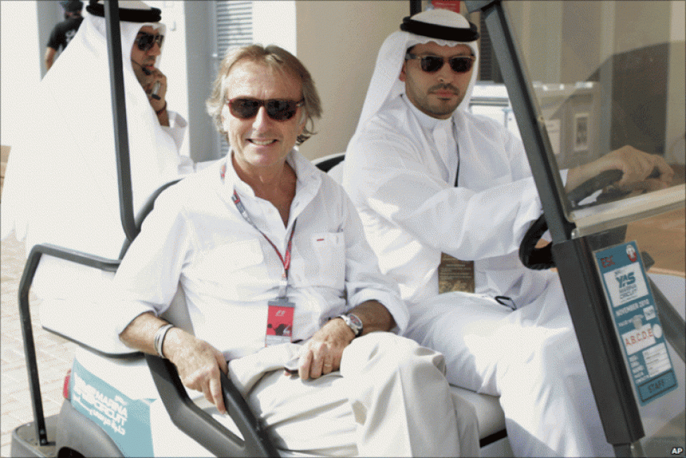 montezemolo ad abu dhabi aabar