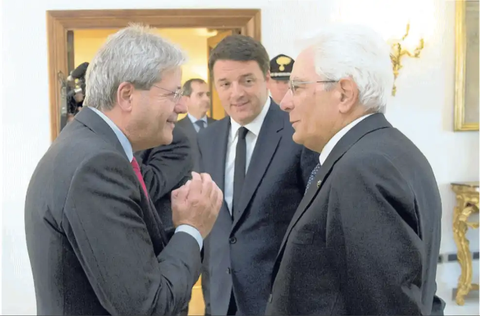 gentiloni renzi mattarella