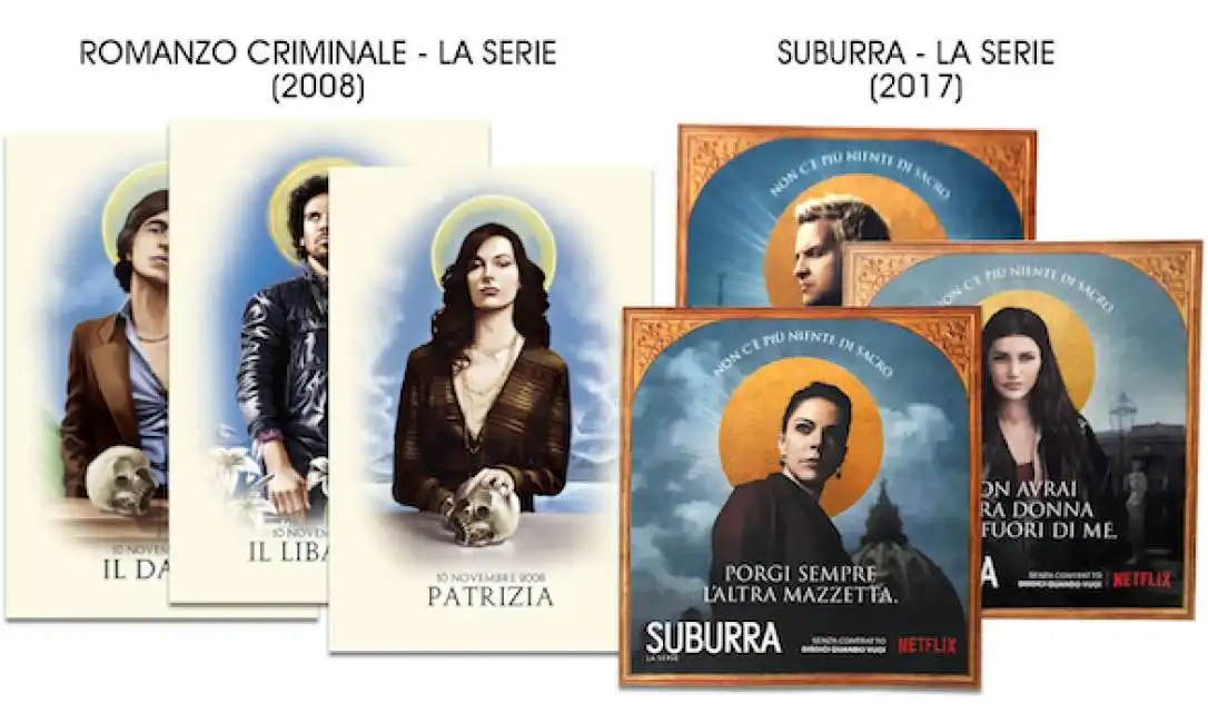 suburra e romanzo criminale netflix copia sky