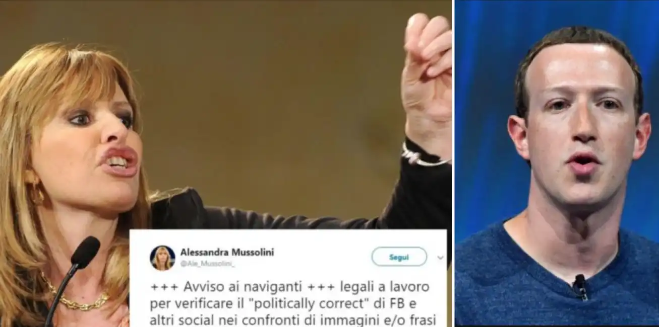 alessandra mussolini zuckerberg