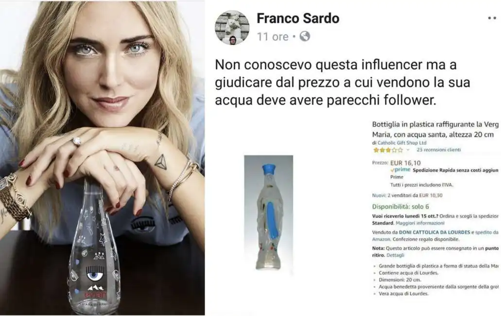 ferragni acqua madonna lourdes