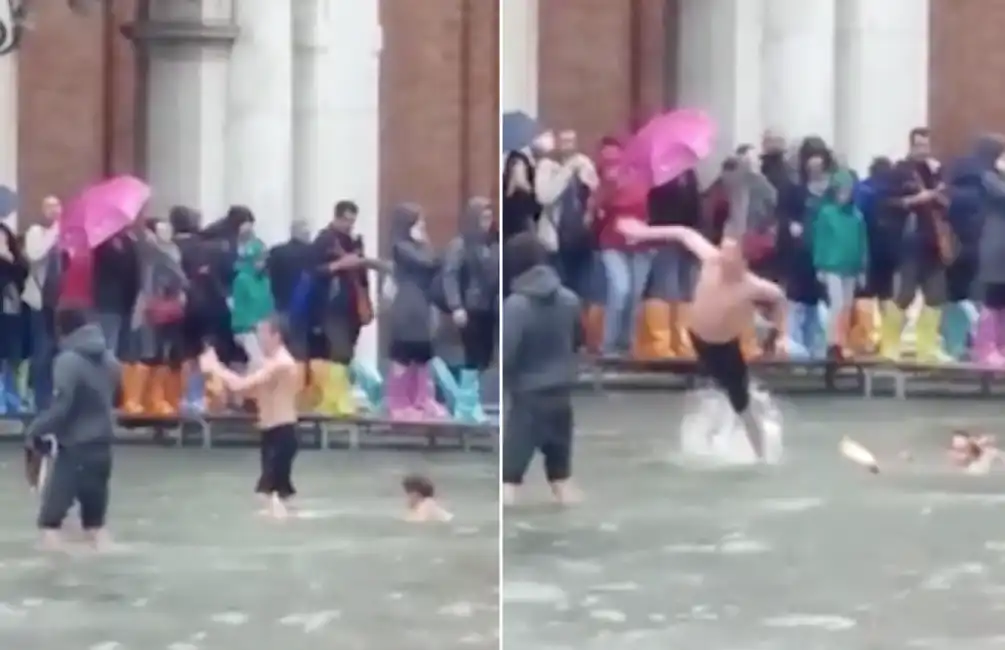 venezia tuffi piazza san marco