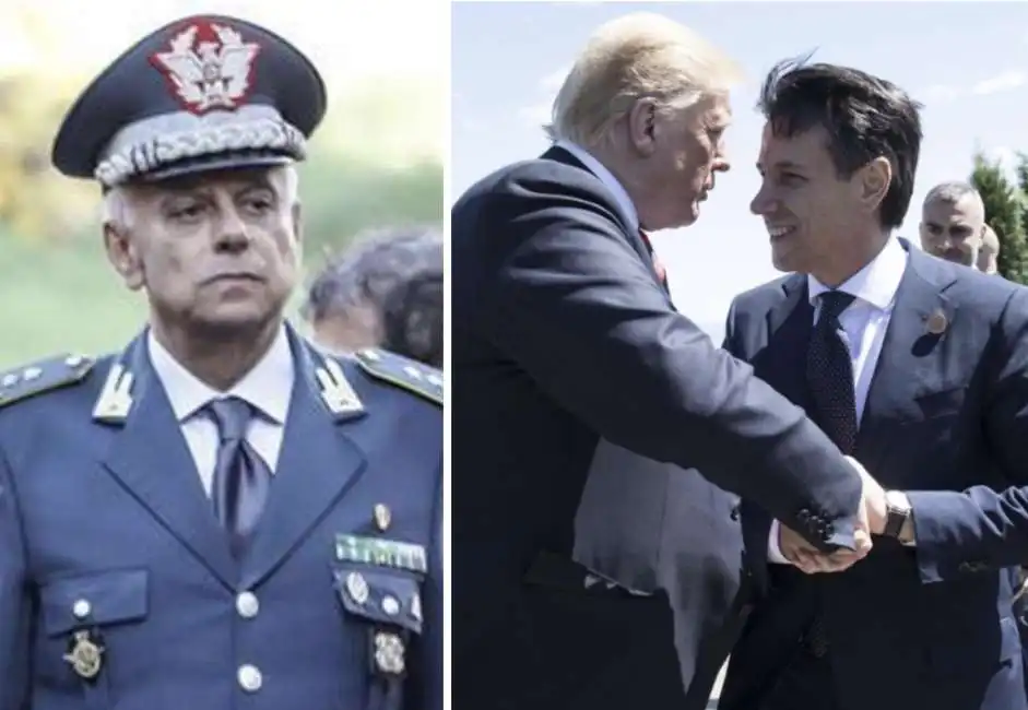 gennaro vecchione giuseppe conte donald trump