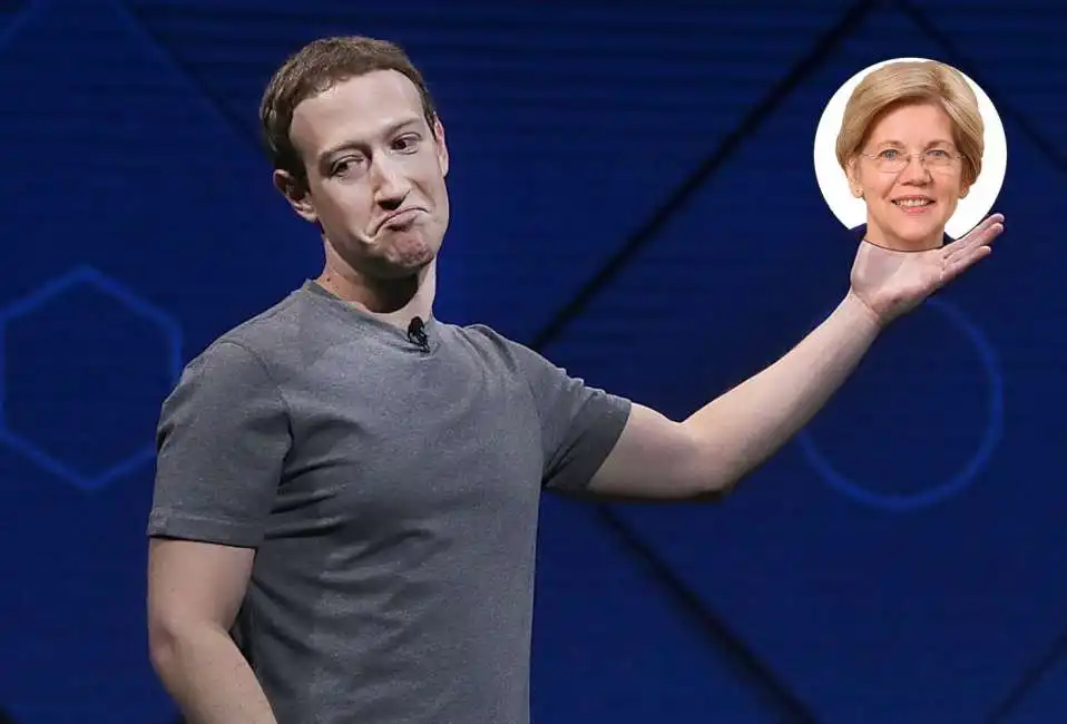 mark zuckerberg elizabeth warren