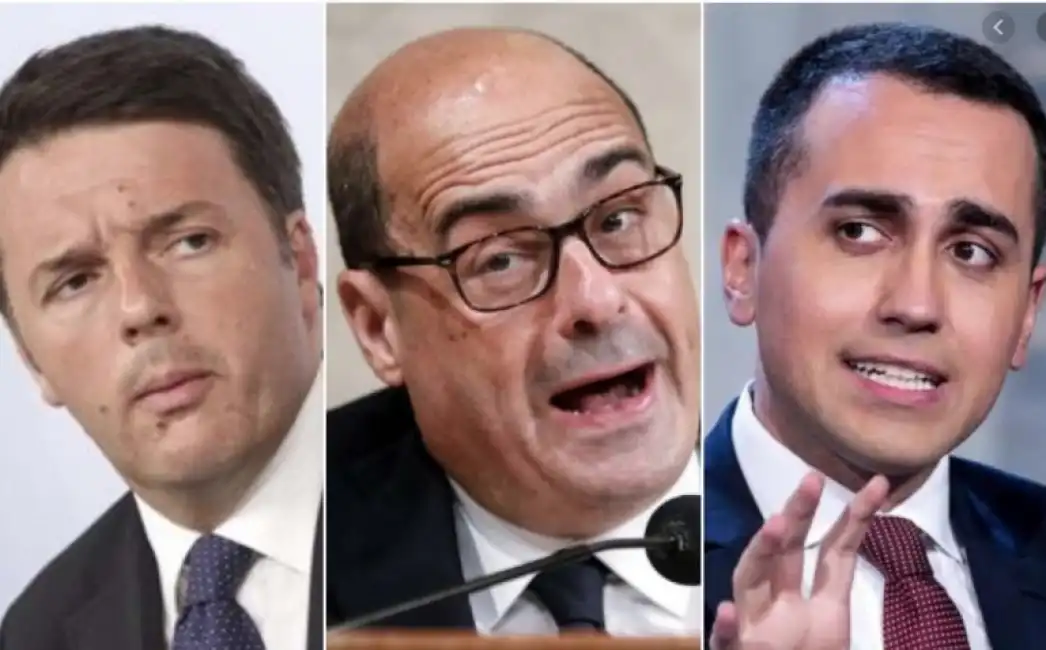 renzi zingaretti di maio