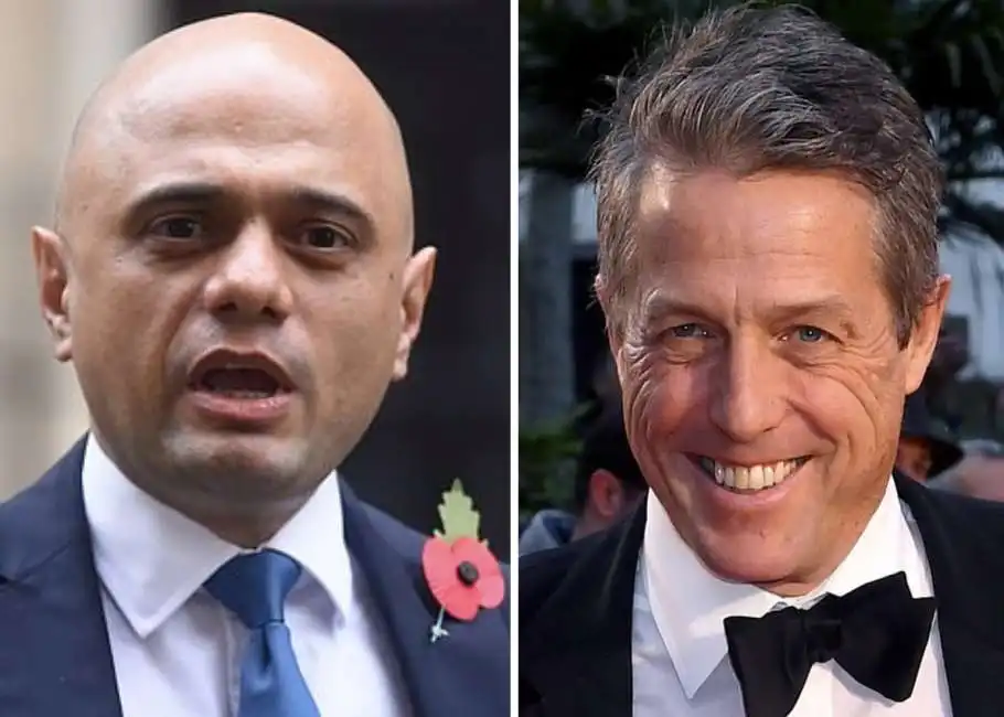 sajid javid hugh grant