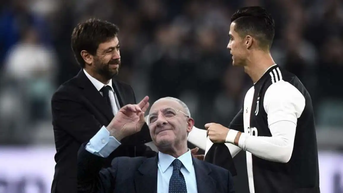 andrea agnelli cristiano ronaldo vincenzo de luca