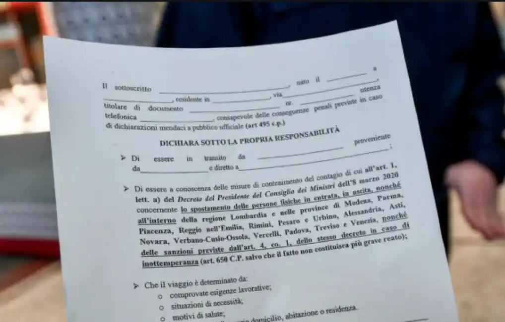 autocertificazione