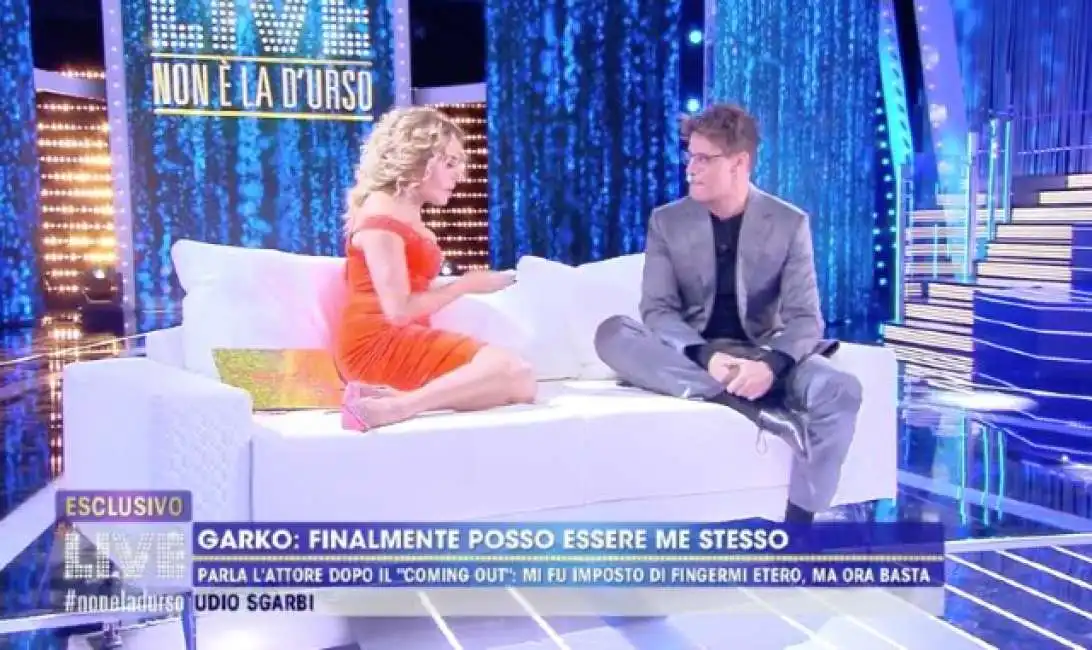 gabriel garko a live non e' la d urso d'urso