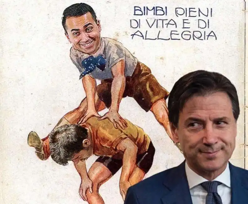 giuseppe conte luigi di maio alessandro di battista