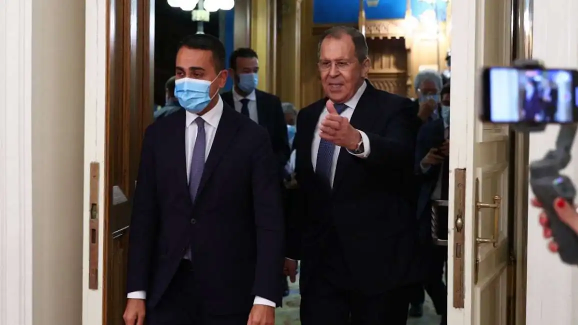 luigi di maio sergey lavrov 