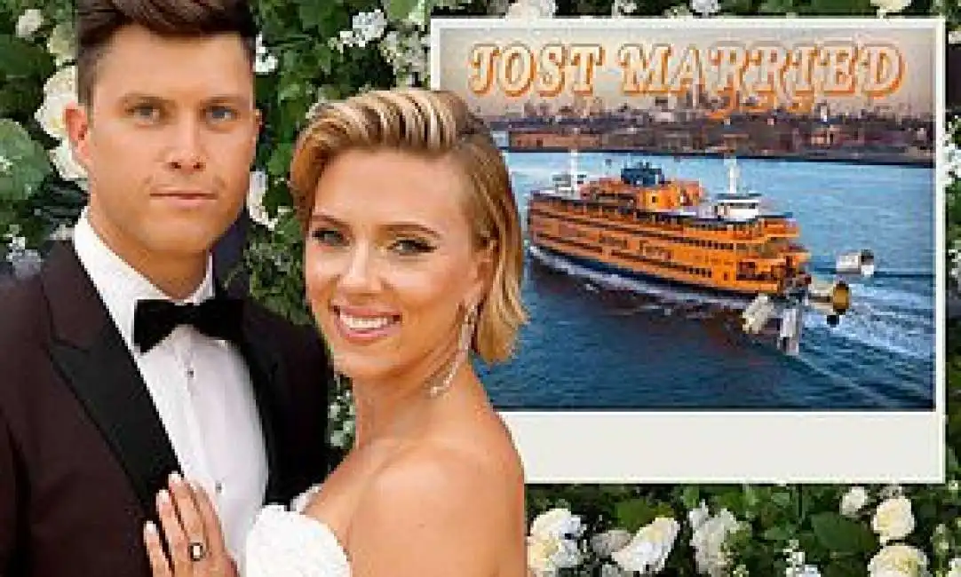 scarlett johansson colin jost