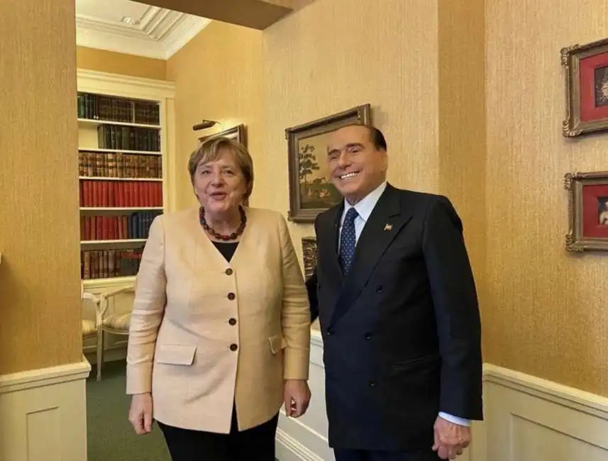 angela merkel silvio berlusconi