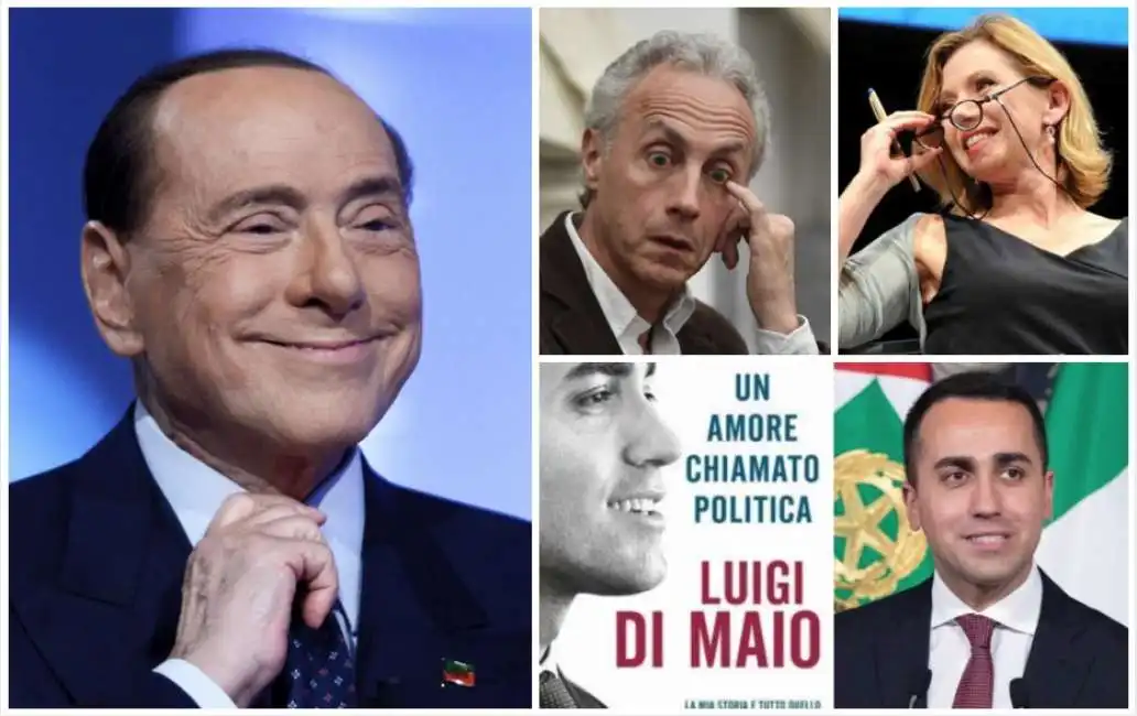 berlusconi di maio travaglio concita 