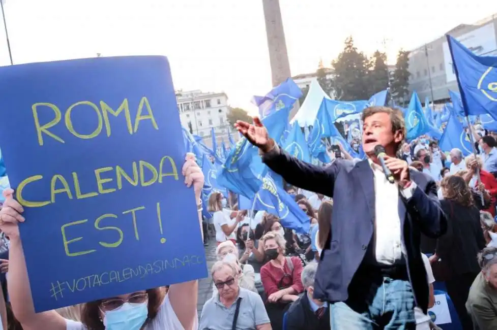 carlo calenda piazza del popolo roma