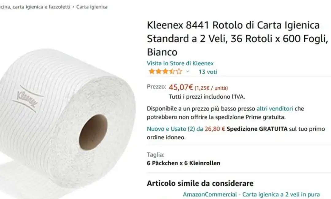 carta igienica usata in vendita su amazon 3