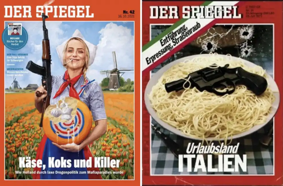 copertina der spiegel olanda italia