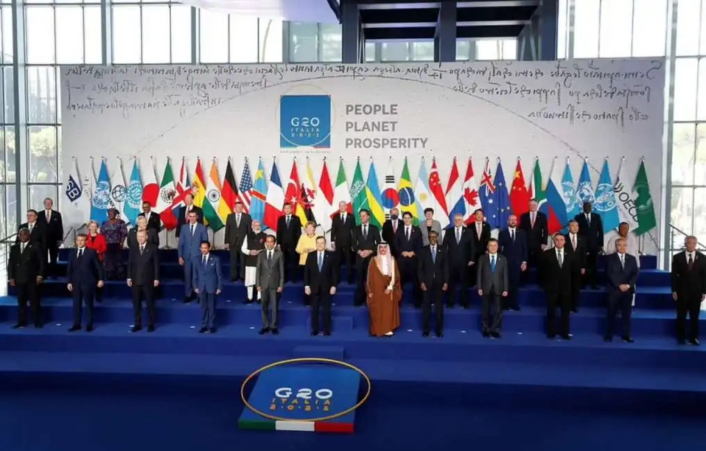 foto di gruppo - g20 di roma 