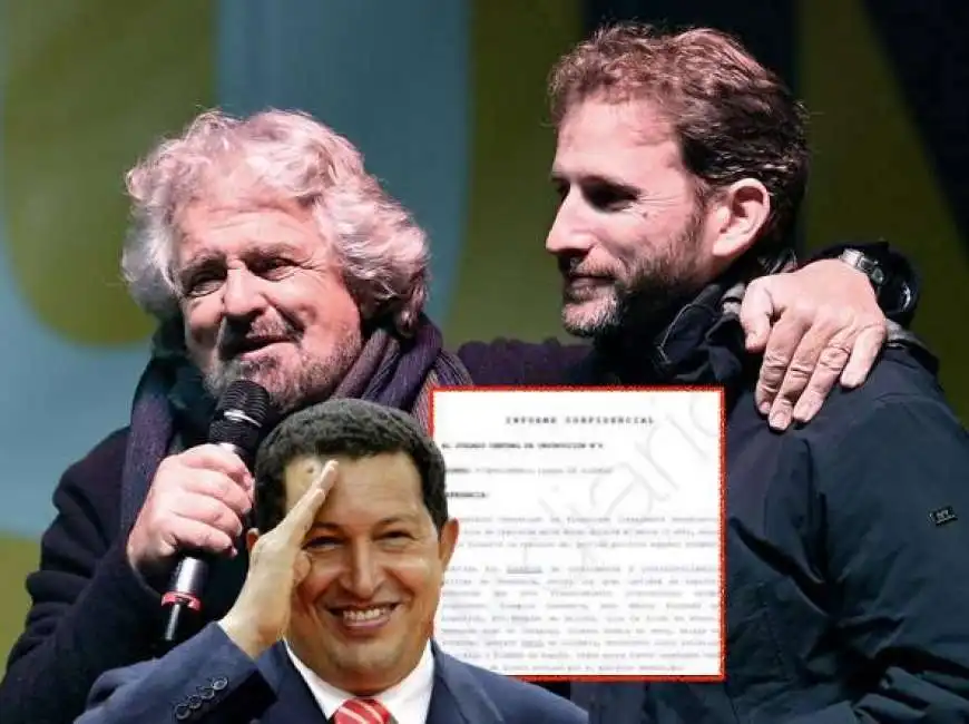 grillo casaleggio venezuela chavez m5s soldi 