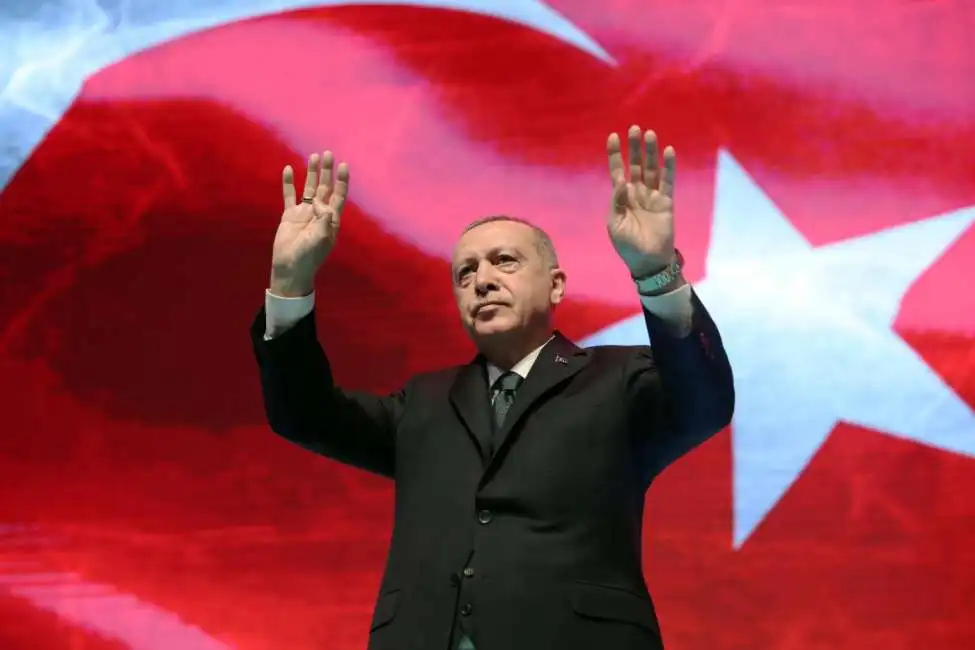 il presidente della turchia erdogan 1