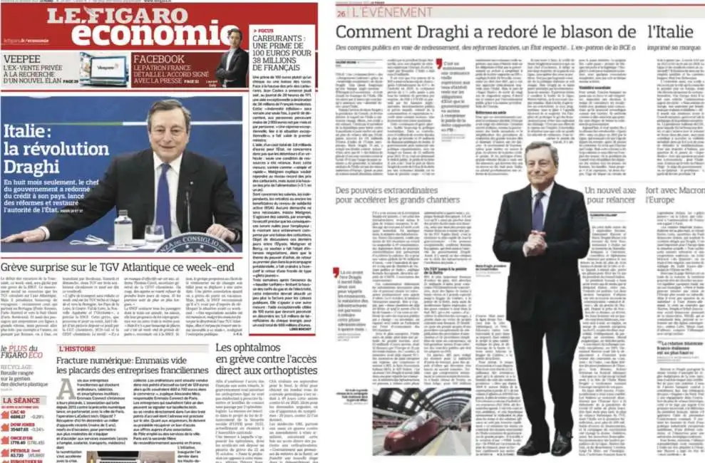 le figaro mario draghi 