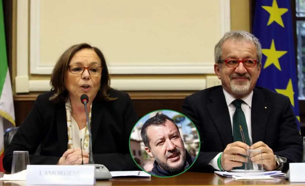 luciana lamorgese roberto maroni matteo salvini 