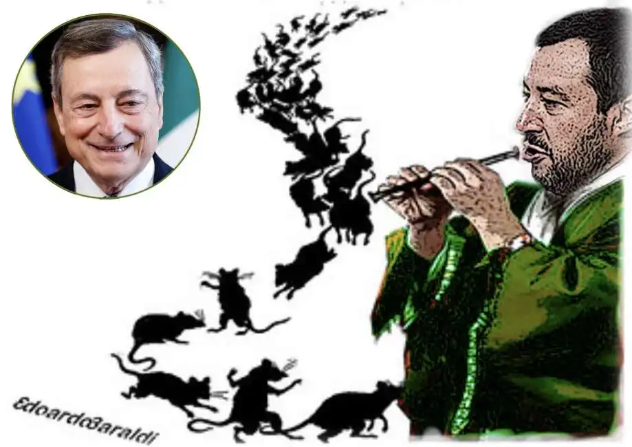 mario draghi matteo salvini