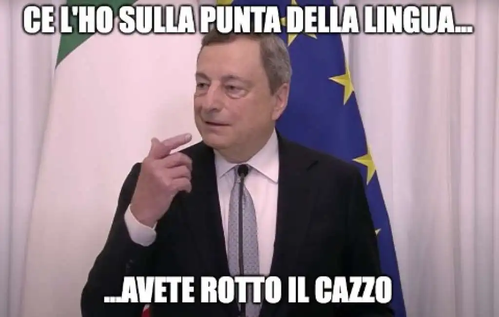 mario draghi rotto il cazzo