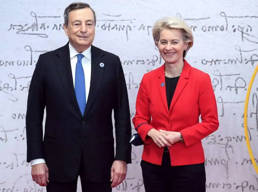 mario draghi ursula von der leyen - g20