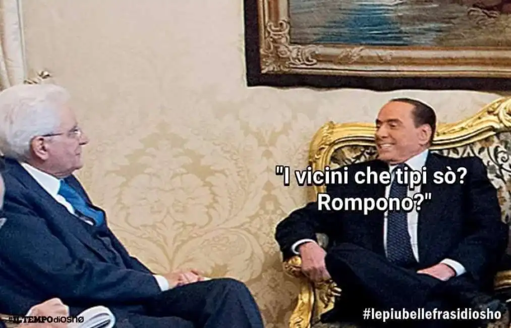 mattarella berlusconi quirinale osho