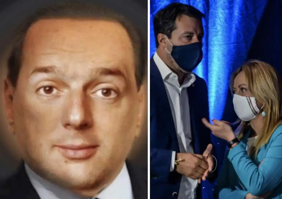 matteo renzi silvio berlusconi giorgia meloni matteo salvini