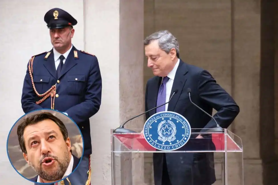 matteo salvini mario draghi