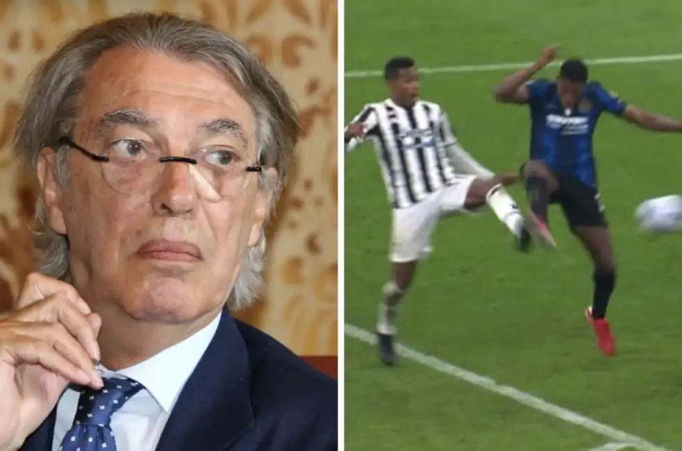 moratti rigore inter juventus