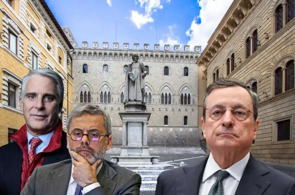 mps monte paschi mario draghi alessandro rivera andrea orcel