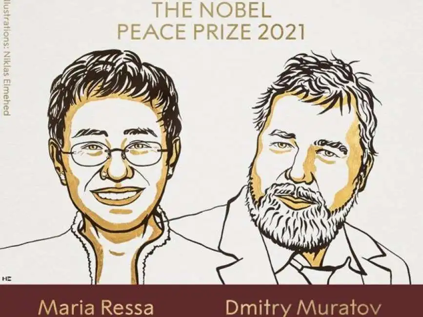 nobel per la pace maria ressa dmitry muratov