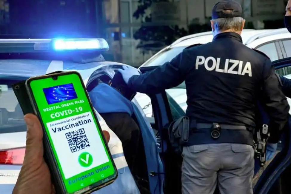 polizia green pass