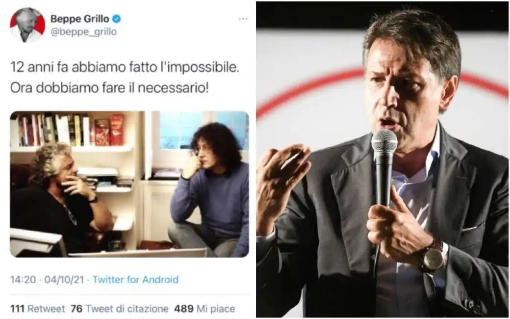 tweet beppe grillo giuseppe conte