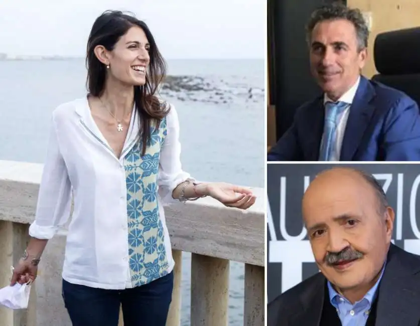 virginia raggi fabio serini maurizio costanzo