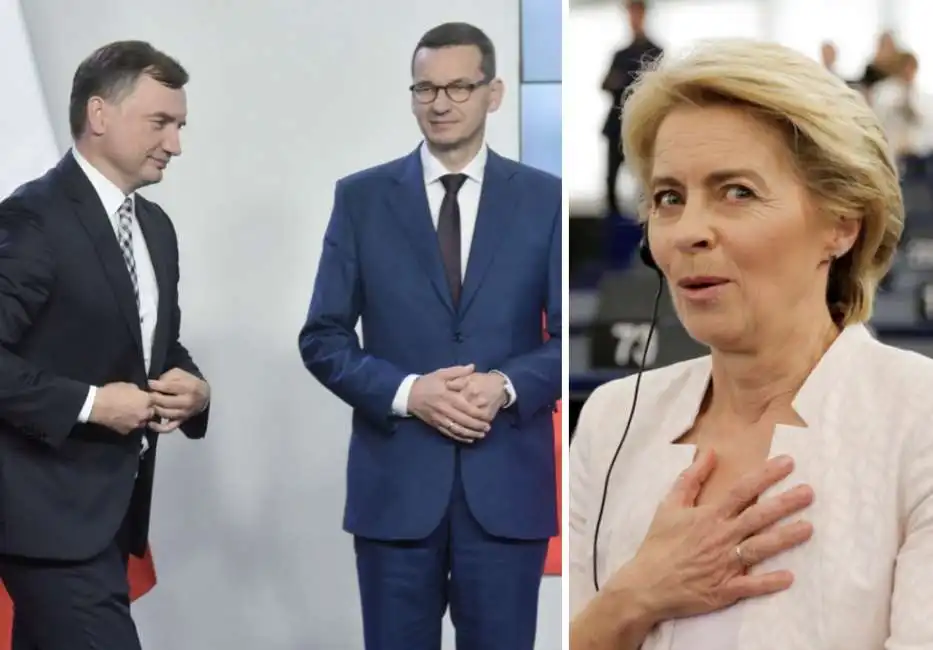 zbigniew ziobro mateusz morawiecki ursula von der leyen 