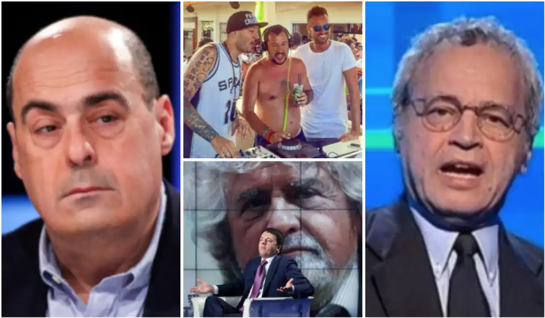 zingaretti salvini mentana