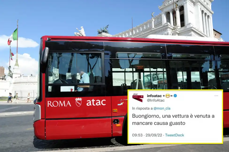 autobus atac venuto a mancare 