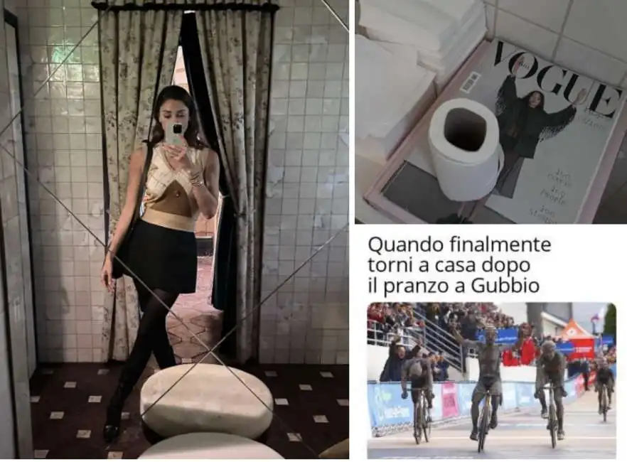 belen in bagno meme gubbio