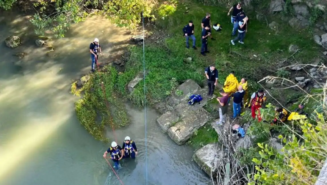 donna cade nel tevere