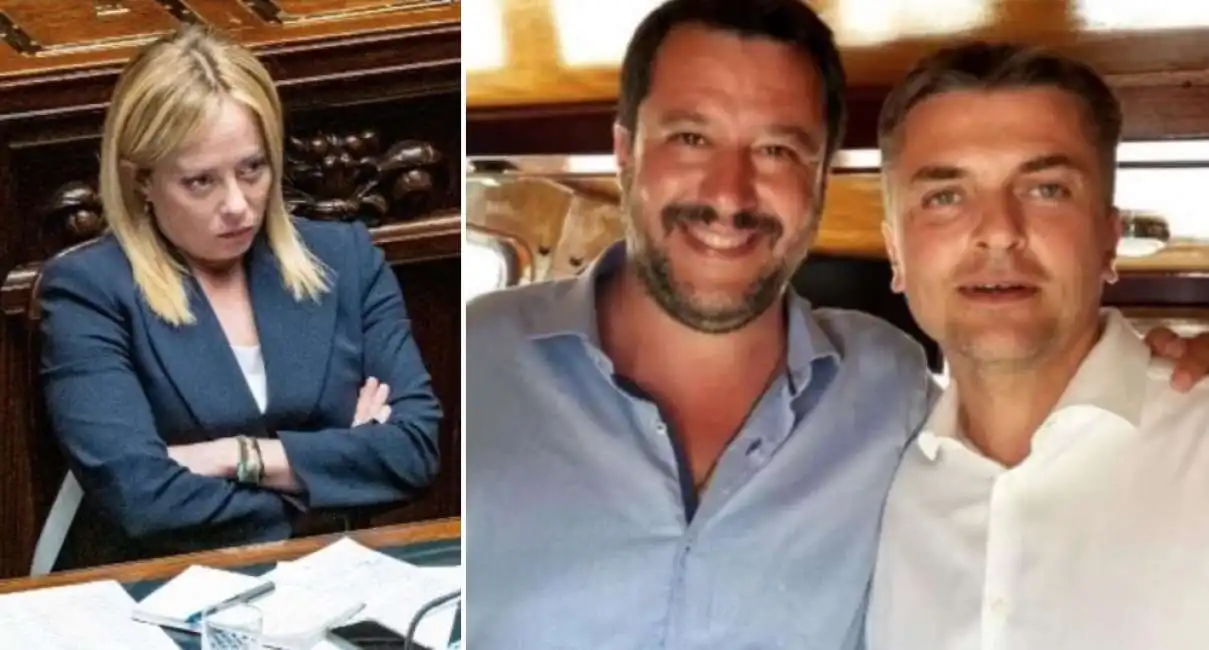 giorgia meloni matteo salvini rixi