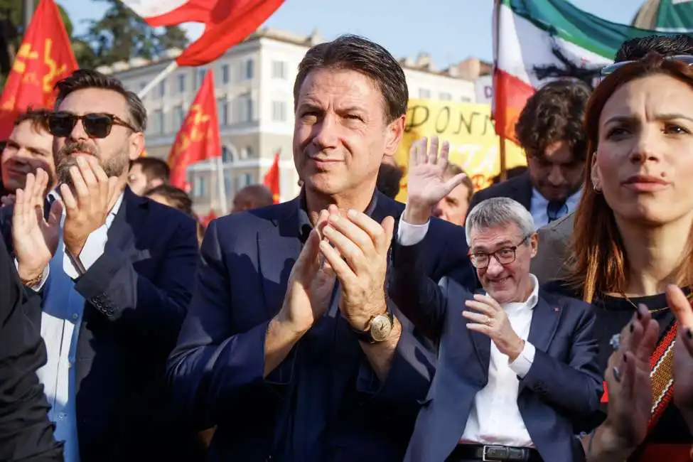 giuseppe conte maurizio landini 