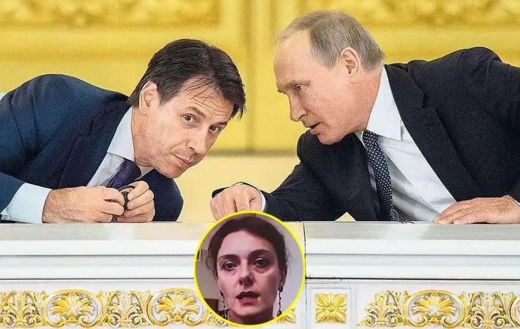 giuseppe conte vladimir putin nona mikhelidze