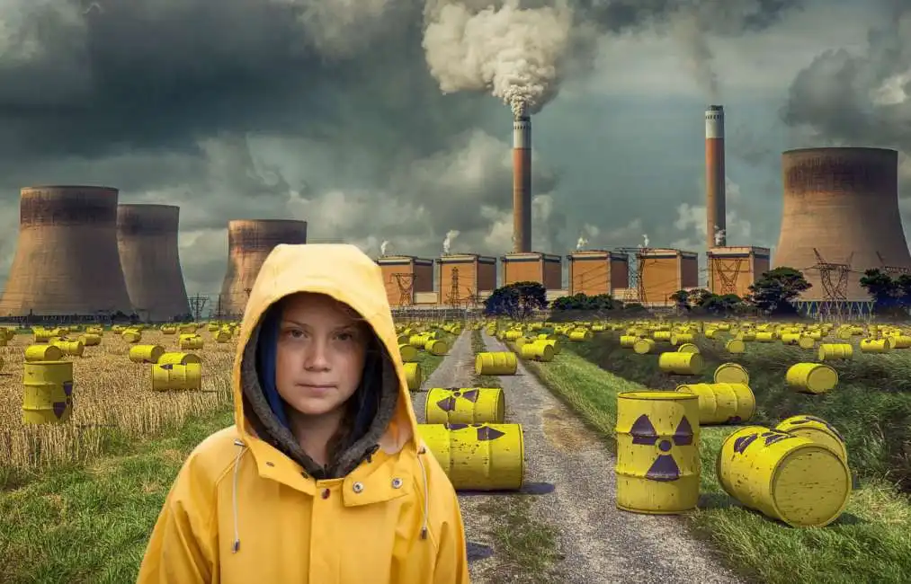 greta thunberg centrale nucleare