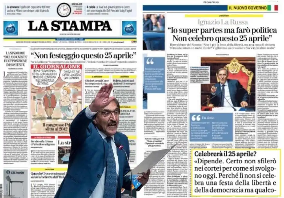 ignazio la russa la stampa 