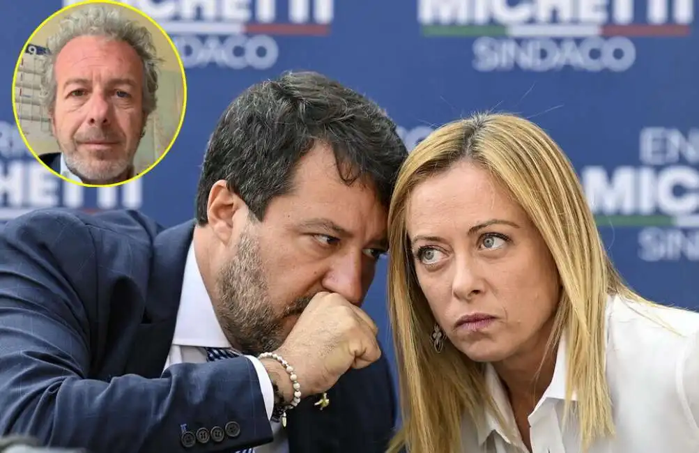 matteo salvini giorgia meloni roberto berutti